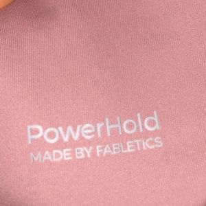 Mauve pink fabletics powerhold leggings